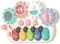 ADOCARN Zhuanqin kinderspielzeug für leuchtspielzeug jucarii pentru copii Babyspielzeug sensorisches Kinderaccessoire Frühpädagogisches Plastik Weiß
