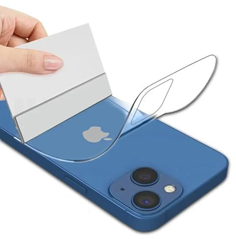 SRSRROP 3 Stück Rückseite Schutzfolie für iPhone 15 (6.1), Zurück Hydrogel Folie [nicht glas], Flexible TPU-Displayschutzfolien Film