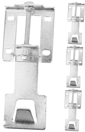 DIYEAH 2pairs Adjustable Range Hood Hook Floating Hanging Plate Metal Mounting Bracket Suitable for Different Heights Cooker Hood Fixing Brackets