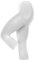 ESPRIT Cotton Capri W Le opaques unis 1 paire, Leggings Femme, Blanc White 2000, 44-46