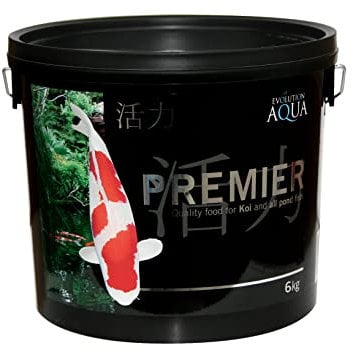 Evolution Aqua Premier Koi Pellets 5-6mm 6kg | Pond Fish Food for Goldfish, Koi and all Cold Water Pond Fish
