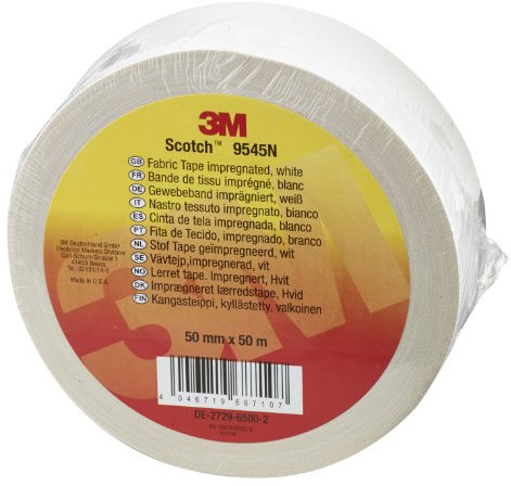 Scotch 9545N W50 Gewebeband 50 mm x 50 m, 1 Rolle, weiß