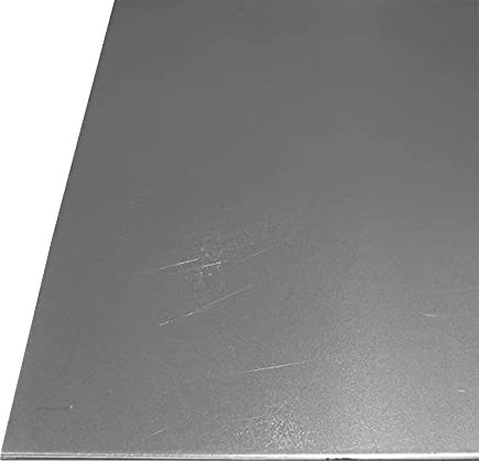 B&T Metall Stahl-Blech, 1,0mm stark, St 1203, DC01, Größe 300 x 400 mm | blank geölt Feinblech im Zuschnitt
