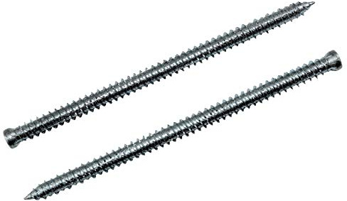 SN-TEC Fensterrahmenschrauben/Fensterbauschrauben 7,5x150 mm mit kleinem Kopf (50 Stück)