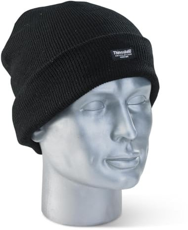 Beeswift Thinsulate Mütze, Schwarz - Erwachsene, Unisex, Winter, Warm, Wasserfest