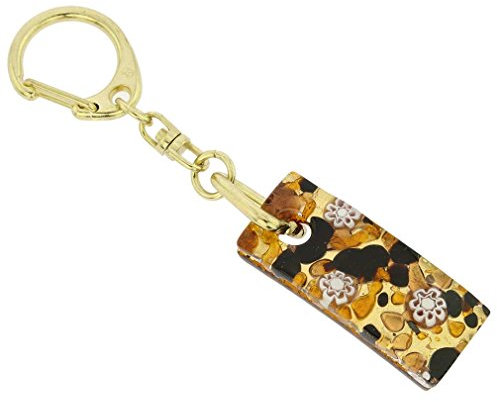 Glass Of Venice Llavero Palo Colores Murano - Oro Topacio