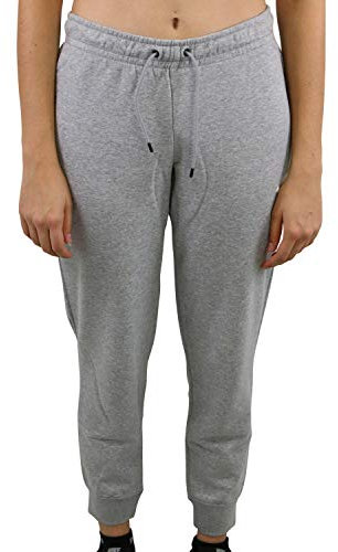 Nike Damen Essntl Pant Tight Flc Nsw Essential, Dk Grey Heather/White, XXL EU