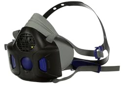 3M Secure Click Reusable Half Mask Respirator, Medium, HF-802SD | Speaking Diaphragm