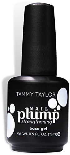 Tammy Taylor Nail Plump Gel | Growth & Strengthener Formula | Base or Builder | Strengthens, Hardens, Helps Grow & Repair Damaged or Weak Nails