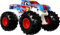 Hot Wheels GTJ37 - Monster Trucks Podium Crasher 1:24 Die-Cast, großer Spielzeug-Truck mit riesigen Rädern, ab 3 Jahren