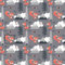 11,99€/m 100x160cm Fuchs 100% Baumwolle Baumwollstoff Kinder Meterware Handwerken Nähen Stoff (Fuchs Baum Berg Wolke Grau, 100x160cm (11,99€/m))