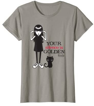 Emily The Strange Your Silence Is Golden T-Shirt