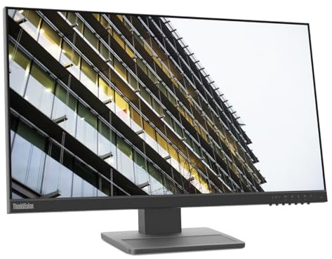 Lenovo ThinkVision E24-28 23.8 Full HD WLED LCD Monitor - 16:9 - Raven Black