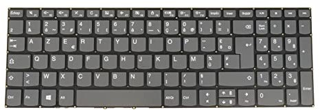Clavier d'ordinateur portable pour Lenovo Ideapad 3-17ada05 3-17are05 3-17iil05 3-17iml05 330s-15arr 330s-15ast 330s-15ikb PC5C-FR 81W2 81W5 81WF 81WC 81FB 81JQ 81JQ 81WC. 1F9 Français Disposition