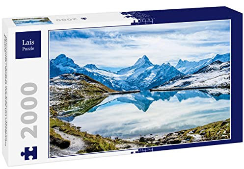 Lais Puzzle Wasserspiegelung in den Schweizer Alpen im Bachalpsee - Bergsee oberhalb von Grindelwald, Schweiz 2000 Teile