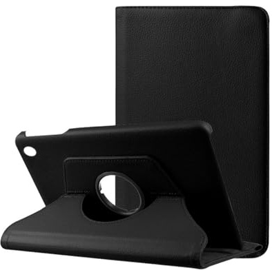 Cool Schutzhülle für Lenovo Tab M10 Gen 3, Kunstleder, glatt, Schwarz