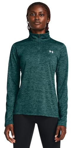 Under Armour Womens Tech Half Zip Track Top Teal S