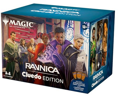 Ravnica: Cluedo Edition, de Magic: The Gathering - Juego de cartas de investigación de asesinatos para entre 3 y 4 jugadores, Version Anglaise
