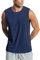 Weardear Herren Workout Bodybuilding Tanktops UPF50+ Sonnenschutz Athletisches Training Gym Shirts Weste Sleeveless Tshirt Running Navy blau XL