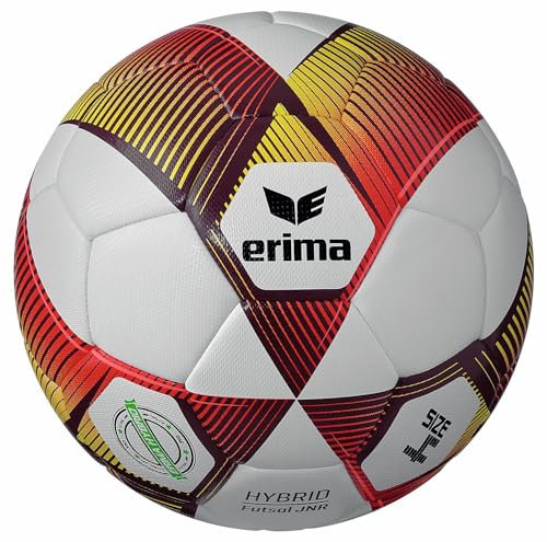 Erima Ibrid Futsal Calcio rosso/giallo 4