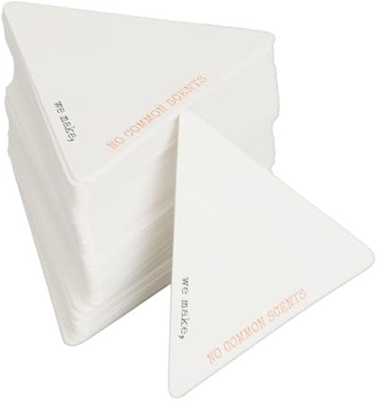 100 Stück Parfüm Teststreifen, Genaue Duft Bewertung, Einweg-Blotter Streifen für ätherische Öle, Aroma Therapie, 55x50mm