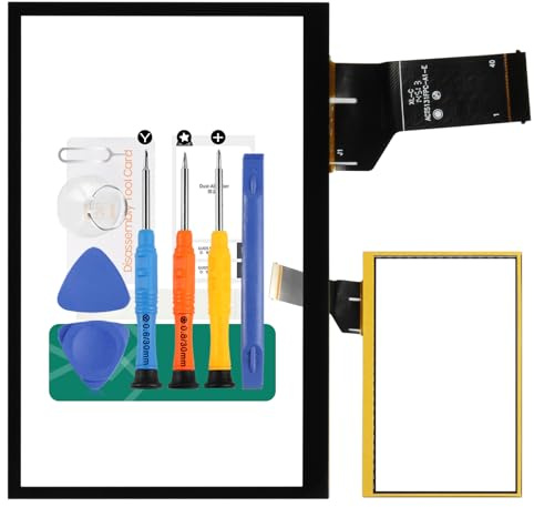 Touchscreen Glas Digitizer Matt für VW Magotan B7 Scirocco Golf 6R Polo Tiguan CC GLI GTI Jetta Passat Ersatz MIB200 5C0035684 5C0035680 MIB STD2 Ersatzbildschirm mit Kits