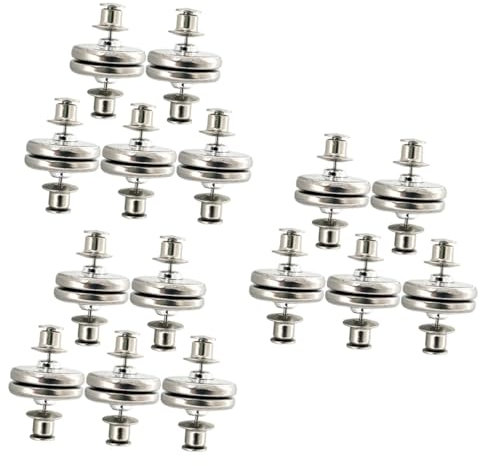 IMIKEYA 3 Sets Vorhangmagnete Knöpfe Kein Nähen Magnetverschluss Schnalle Für Einfache Installation 5 Paar X 3