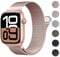 ORRLBB Patentiert Ersatzarmband Kompatibel mit Apple Watch Armband Series 10 9 8 7 6 5 4 3 SE2 SE Ultra2 Ultra Damen Herren, Milanaise Armbänder für iWatch 49mm 46mm 45mm 44mm 42mm 41mm 40mm 38mm
