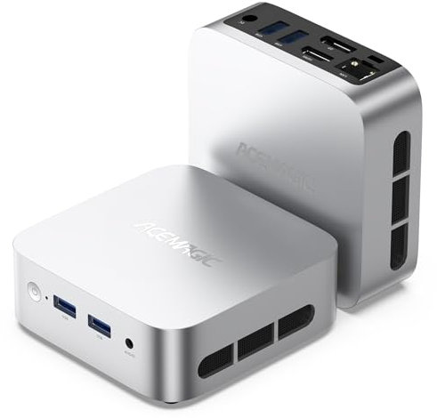 ACEMAGICIAN Vista V1 Mini PC Шin11 Pro,16Go DDR4 512Go SSD,Ιntel Twin Lake-N150(jusqu'à 3,6GHz) Micro Ordinateur de Bureau pour Home Cinéma/Commercial/Bureau |Dual WiFi|HDMI+DP|USB3.2