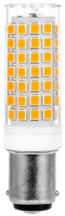 ShuoHui B15 B15D 6W LED Leuchtmittel Ersatz 75W B15D Halogenlampe, 690 Lumen,Warmweiß 2800K,360°Abstrahlwinkel,Dimmbar 230V AC (1)