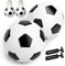 U&C Planet 2 Packung Training Fußball Größe 5 Jugendfußball Bälle Premium PVC Lederball für Training & Spiele bei jedem Wetter