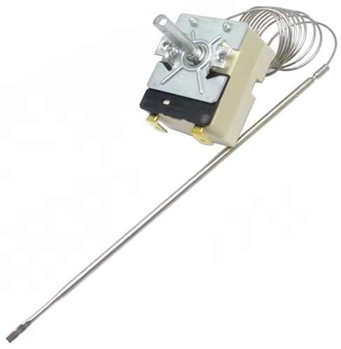 CABLEPELADO - Termostato Horno Compatible Ego 5517062230, Regulador Temperatura 50-320°C, 250V/16A, Repuesto Universal para Hornos Bertos, Whirlpool, Zanussi, Clase Energética A
