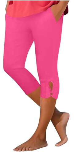 Legging Court Femme, Legging Anti Cellulite Femme Enceinte Grossesse Sport Fille Collants Sculptants Leggings Sudation Amincissante Pantacourt Fitness Ethnique Cotton