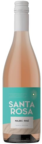 Santa Rosa Malbec Rosé 75 cl – Elegant Argentinian Rosé from Mendoza – Raspberry, Cherry & Spice – Light, Aromatic & Vegan‑Friendly – 13.5% ABV