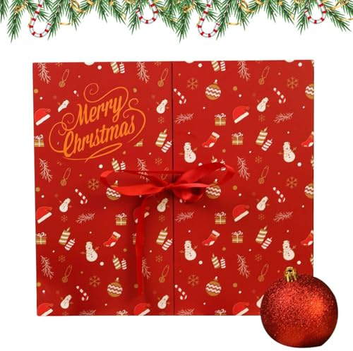 Weihnachts-Adventskalender-Boxen Leere 24-Tage-Heimdekoration