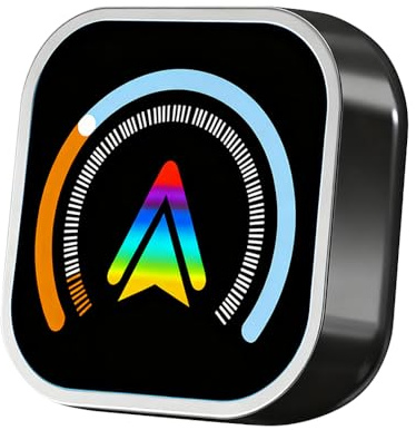Wireless CarPlay Android Auto Adapter 5.8 2.4 GHz Dual Band WLAN Mini Design mit Kühlfunktion inklusive USB C und USB A für Auto mit kabelgebundenem CarPlay Android Auto