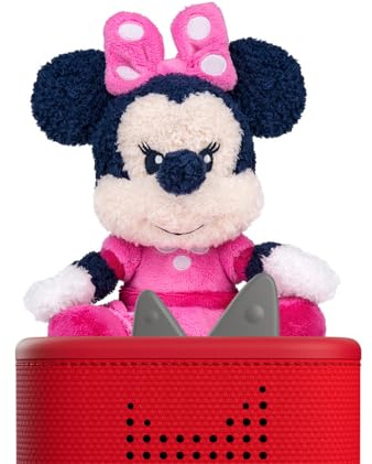 tonies Cuddle Toniebox, Disney Minnie Maus – Cuddle Minnie Maus, Plüsch-Hörfigur mit 3 Geschichten zum Kuscheln für Kinder ab 3 Jahren, Spielzeit ca. 30 Minuten