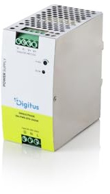 Digitus DN-PwR-StD-24048 Adattatore E Invertitore Interno 240 W Bianco (ind. Power Supply 48v Dc240w - Metal Caseup TO-20-70cdin Rail)