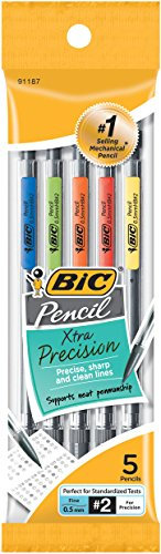 BIC – portaminas Xtra precisión punta fina de 0,5 mm – 5 unidades