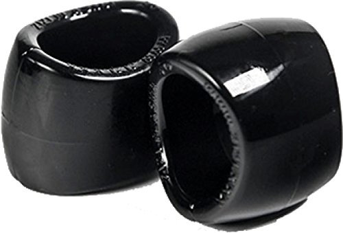 Zizi Plasma - Cockring / Ballstretcher Duo, 2er-Set - Innen-Ø 22 mm, extrem dehnbar - schwarz