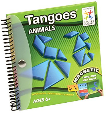 Smart Games Tangoes Animals: Magnetic Travel Game for 1 Player SGT 121-8