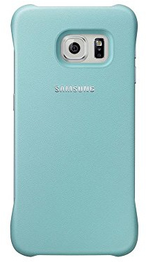 Samsung Custodia Protective Cover in finta pelle per Galaxy S6 edge, Menta [EU]