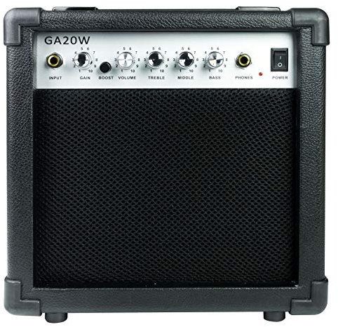 Amplificatore per chitarra da 20 Watt Rockjam GA-20W con uscita per cuffie ed effetti