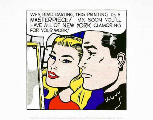 Kunstdruck / Poster: Roy Lichtenstein Masterpiece, 1962 - hochwertiger Druck, Bild, Kunstposter, 35x28 cm