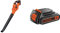 Black+Decker GWC1820PC-QW - Soplador PowerCommand 18V (2 Ah) + BLACK+DECKER BL2018-XJ - Batería de litio Tipo Carril de 18 V