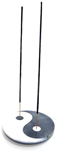 Fumaga - Räucherstäbchenhalter „Yin Yang“ aus Marmor, Ø 10,0 cm