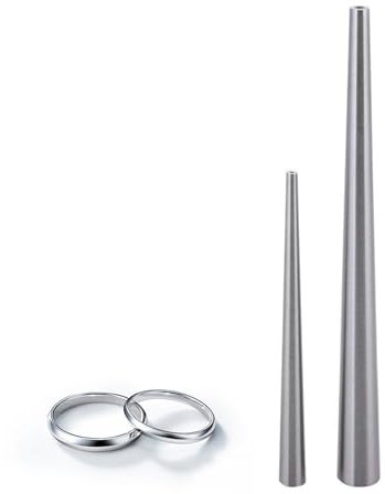 Ringvergrößerung aus Edelstahl, 2 Größen, Stab, Mandrell, Formwerkzeug zur Schmuckherstellung, Schmuckwerkzeug