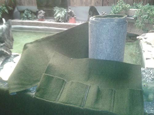 Planztasche 4er + Ufermatte 0,50 m x 5 m Teichbau Teichrand 5,86 m Teich