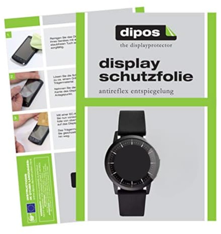 dipos 6x Displayschutzfolie matt für Fossil Hybrid HR | Antireflex, entspiegelnd, passt perfekt, Ultra-Dünn, kratzfest, blasenfrei, Fingerprint-kompatibel, selbstklebend