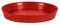 Soucoupe Toscane rouge ronde diam. 34,5 cm - EDA Plastiques
